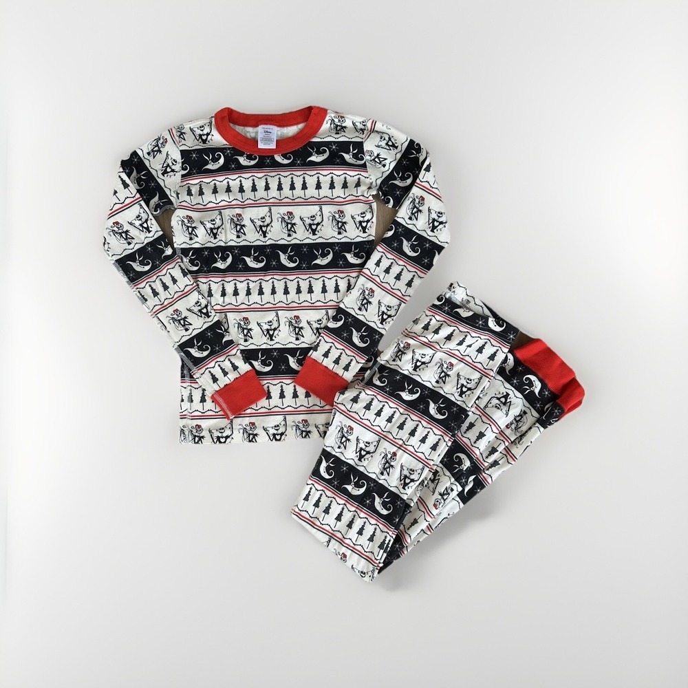 HANNA ANDERSSON Tim Burton's The Nightmare Before Christmas Fair Isle Pajamas 12